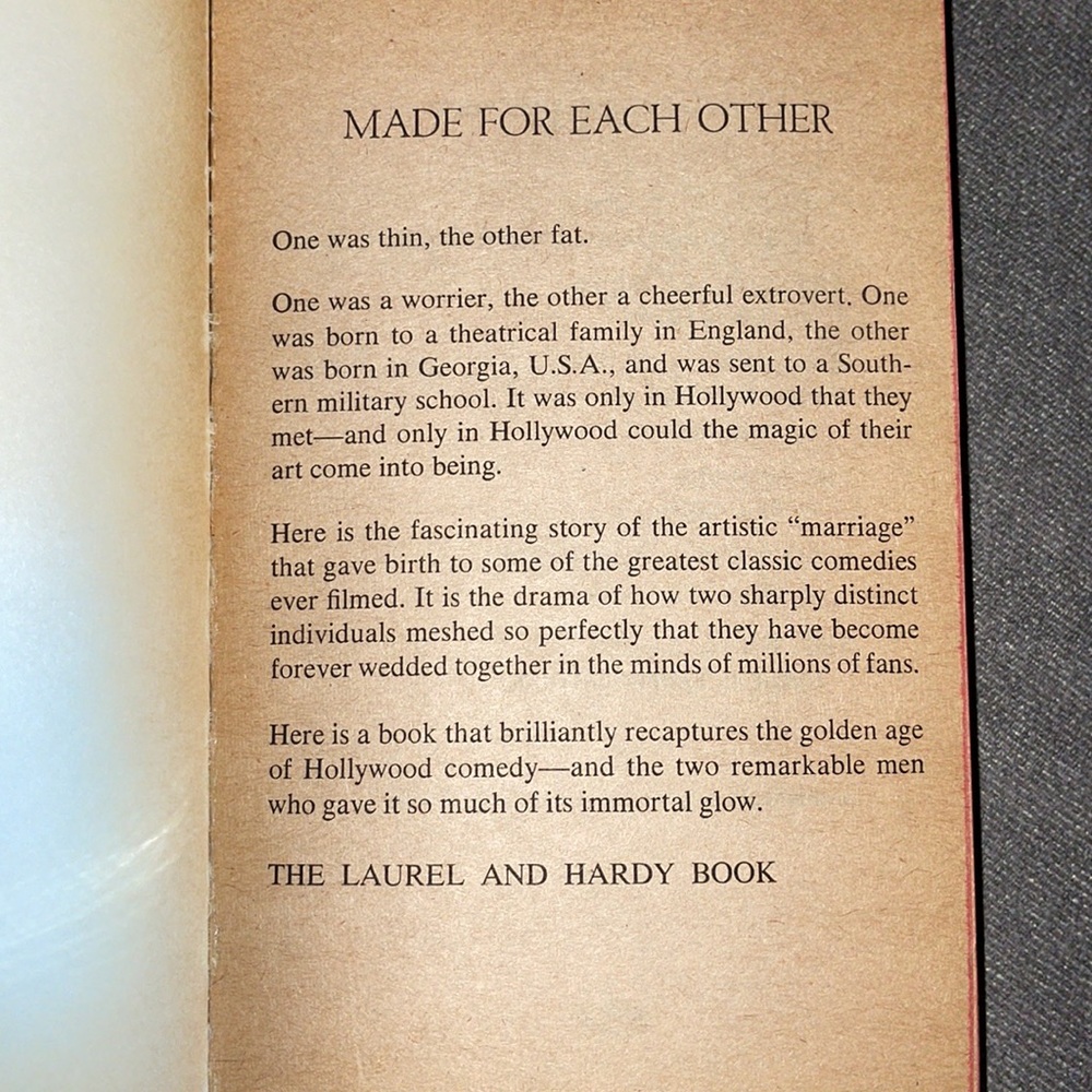 Vintage The Laurel & Hardy book. Official book.  1st Edition 1973 - Picture 3 of 7